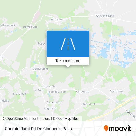 Chemin Rural Dit De Cinqueux map