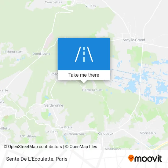 Sente De L'Ecoulette map