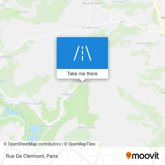 Rue De Clermont map