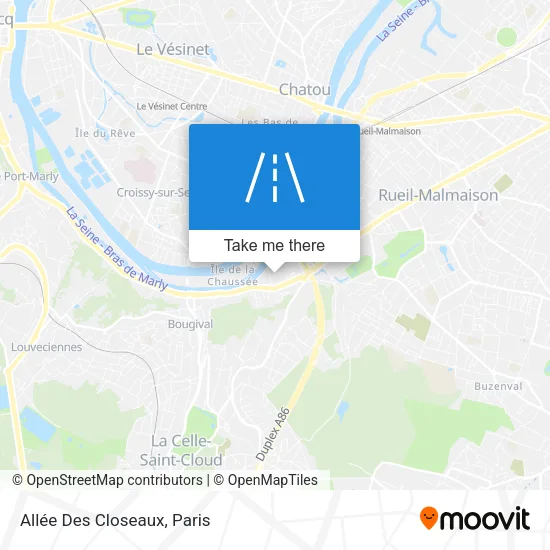 Allée Des Closeaux map