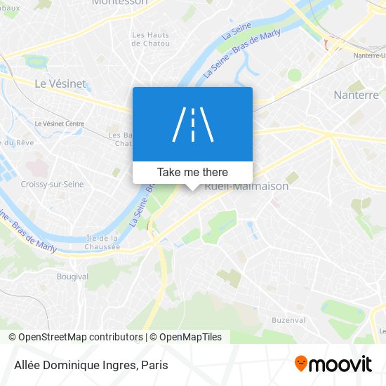 Allée Dominique Ingres map