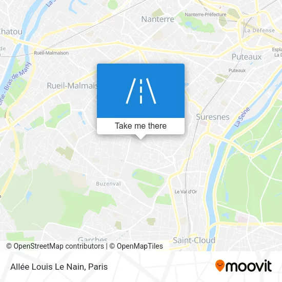 Allée Louis Le Nain map