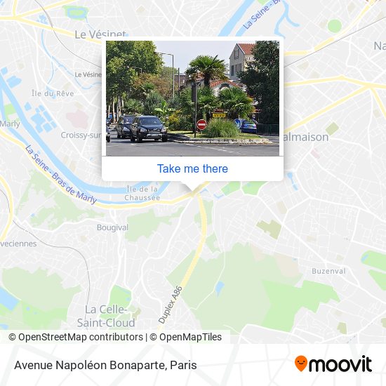 Mapa Avenue Napoléon Bonaparte