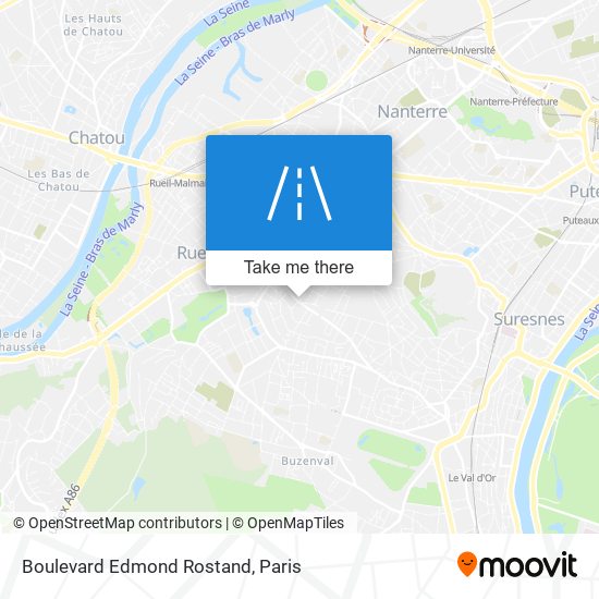 Boulevard Edmond Rostand map