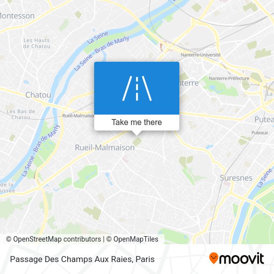Passage Des Champs Aux Raies map