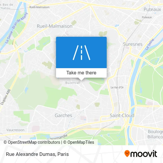 Rue Alexandre Dumas map