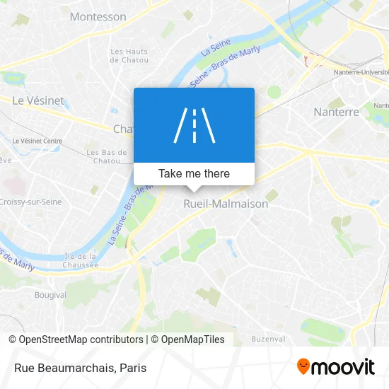 Rue Beaumarchais map