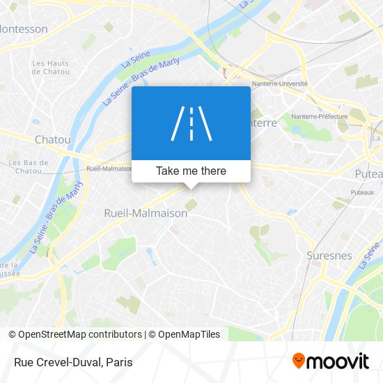 Rue Crevel-Duval map