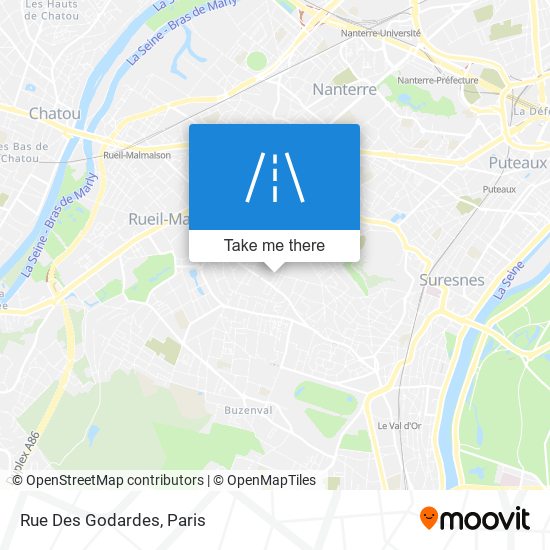 Rue Des Godardes map
