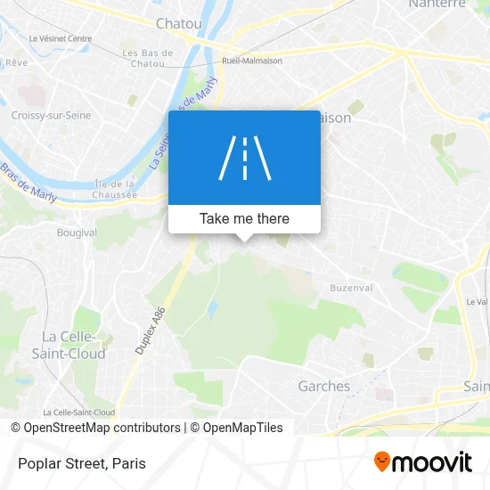 Rue Des Peupliers map