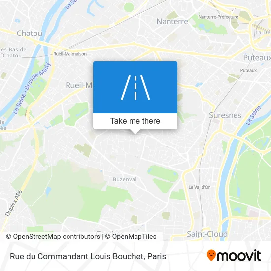 Rue du Commandant Louis Bouchet map