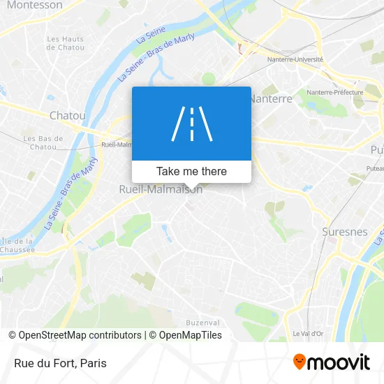 Rue du Fort map