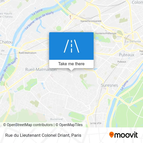 Rue du Lieutenant Colonel Driant map