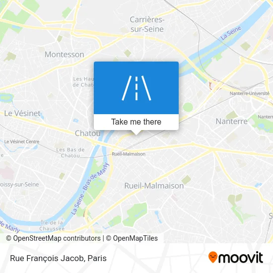 Rue François Jacob map