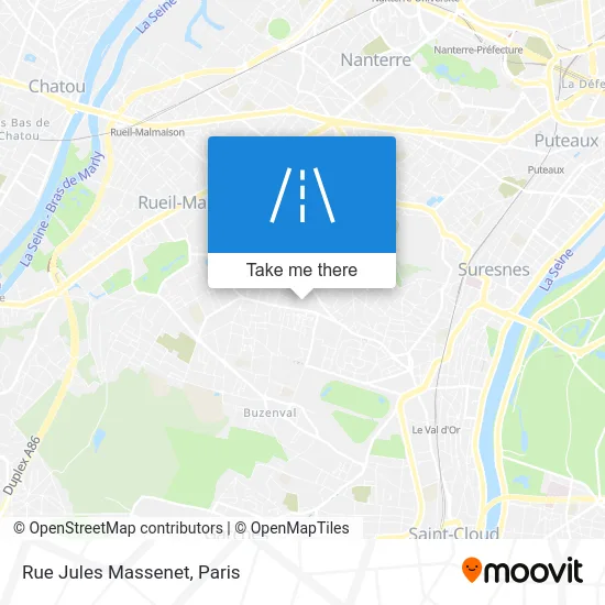 Rue Jules Massenet map