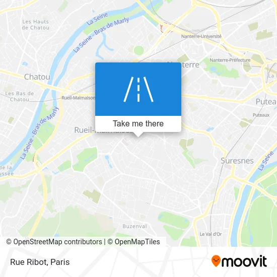 Rue Ribot map