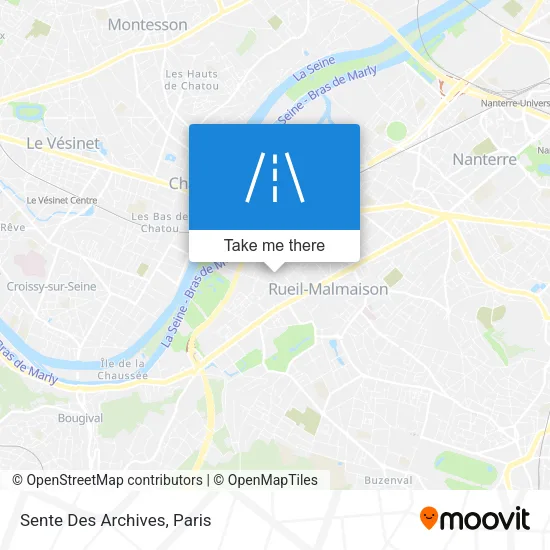 Sente Des Archives map