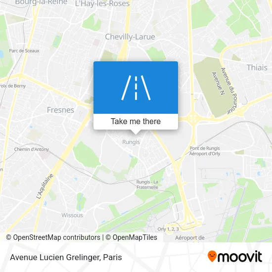 Avenue Lucien Grelinger map