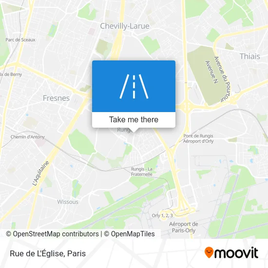 Rue de L'Église map