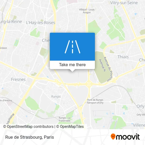 Rue de Strasbourg map