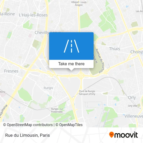 Rue du Limousin map
