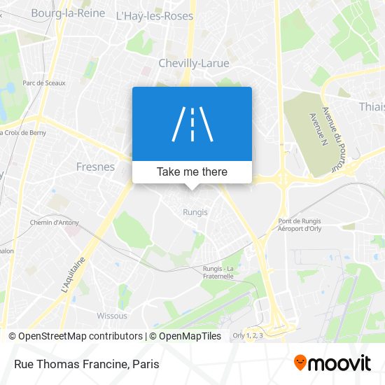 Mapa Rue Thomas Francine