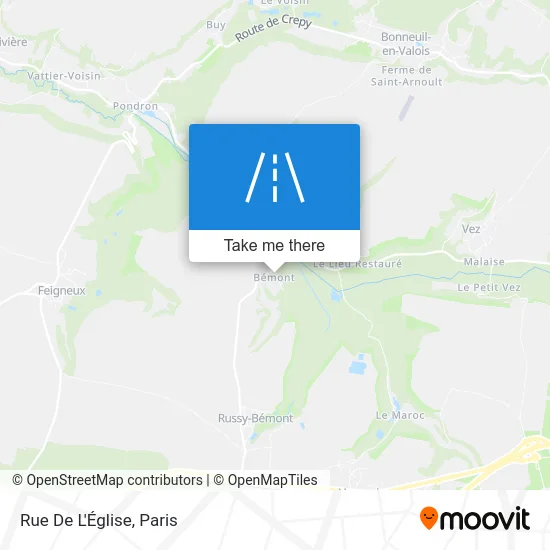 Rue De L'Église map