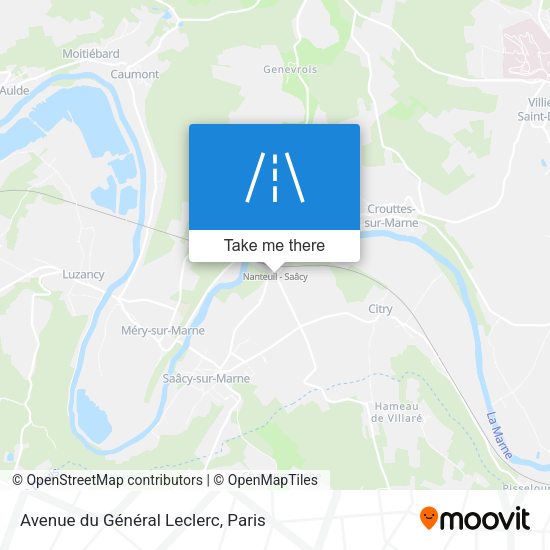 Avenue du Général Leclerc map