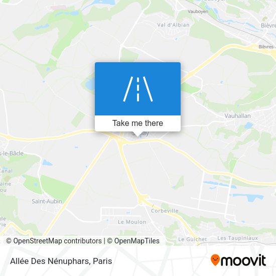Allée Des Nénuphars map