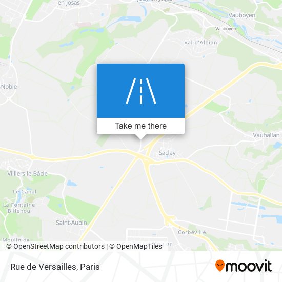Mapa Rue de Versailles