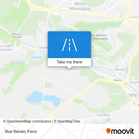 Rue Renan map
