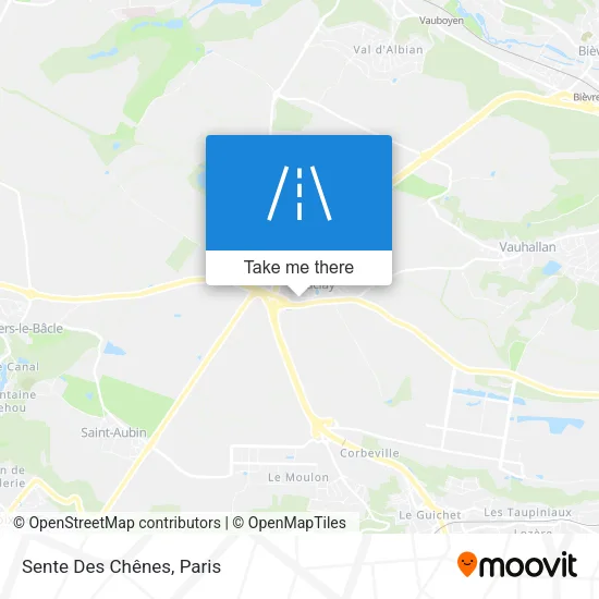 Sente Des Chênes map