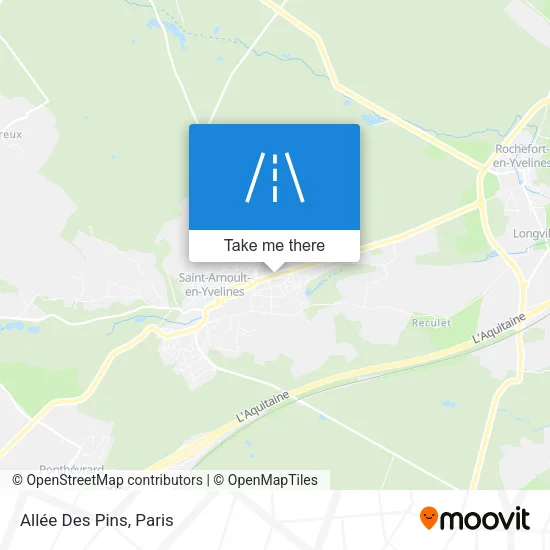 Allée Des Pins map