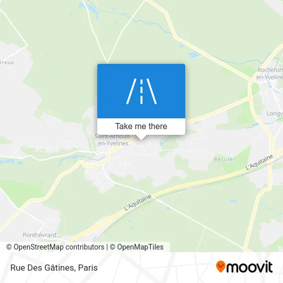 Rue Des Gâtines map
