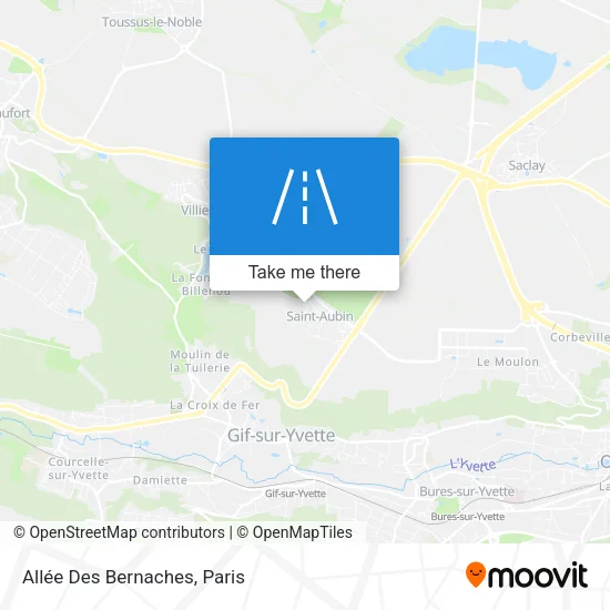 Allée Des Bernaches map