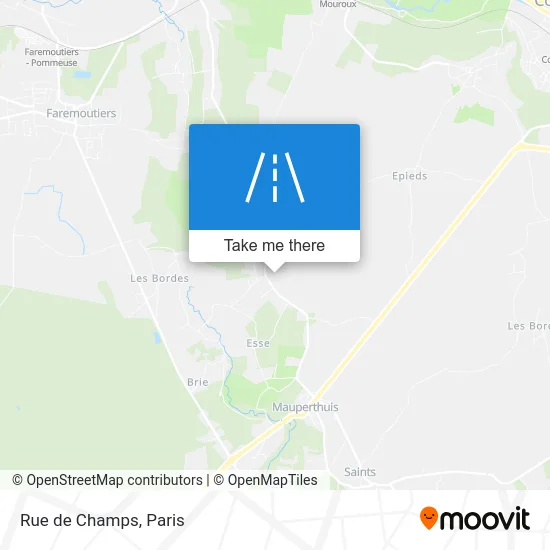 Rue de Champs map