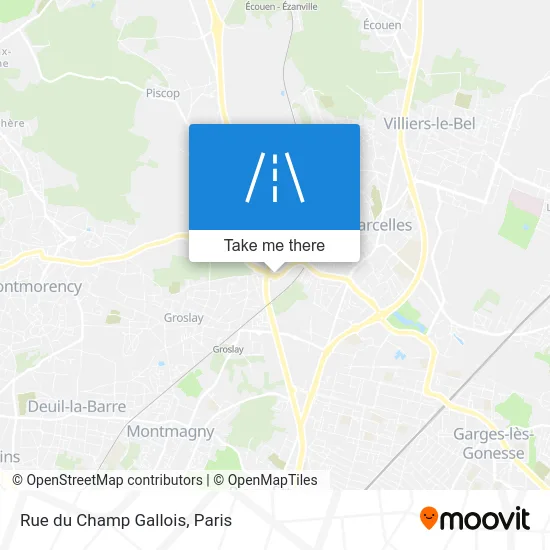 Rue du Champ Gallois map