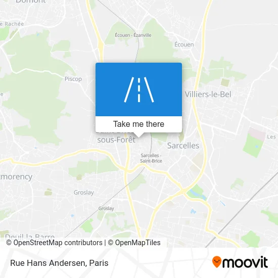 Rue Hans Andersen map