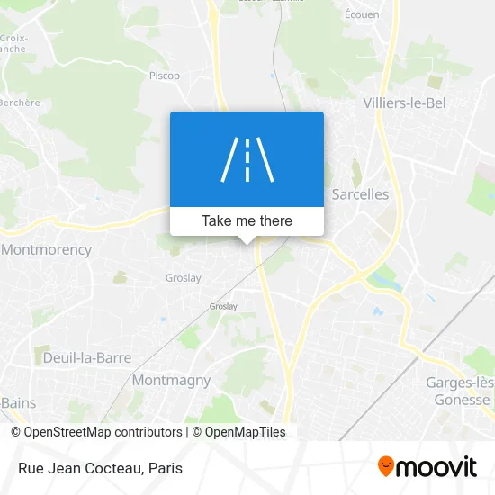 Rue Jean Cocteau map