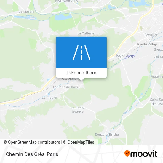 Chemin Des Grès map