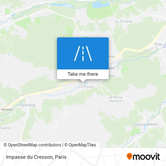 ¿Cómo llegar a Impasse du Cresson, Saint-Chéron en autobús, RER o tren ...