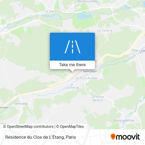 Résidence du Clos de L'Étang map