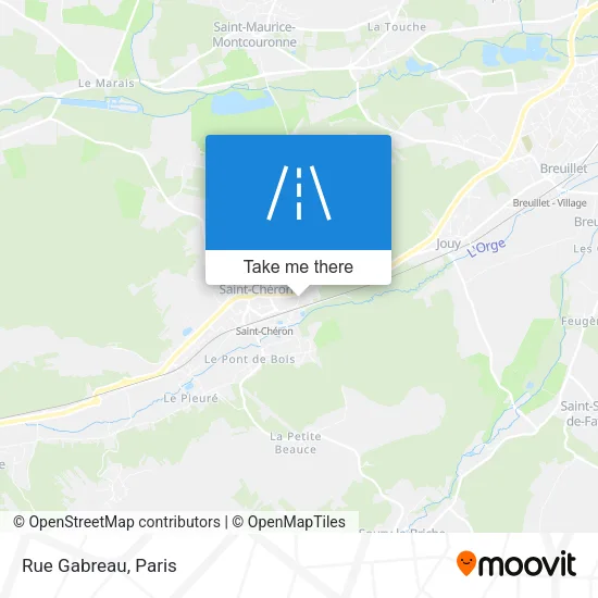 Rue Gabreau map