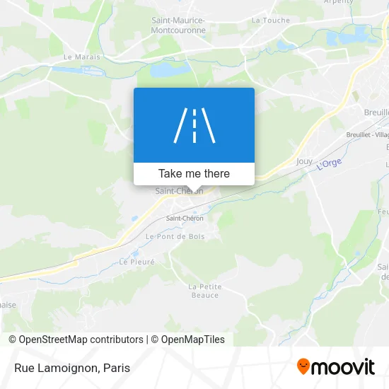 Rue Lamoignon map