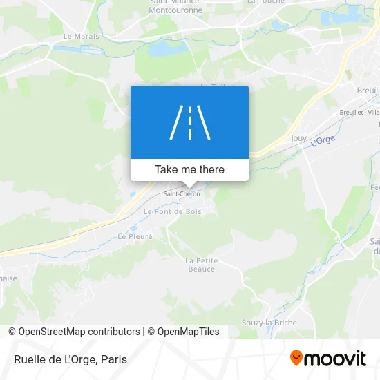 Ruelle de L'Orge map