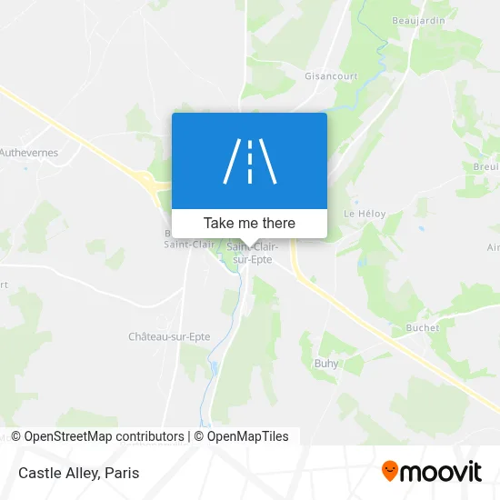 Impasse du Château map