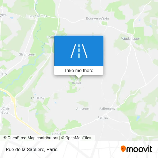 Rue de la Sablière map