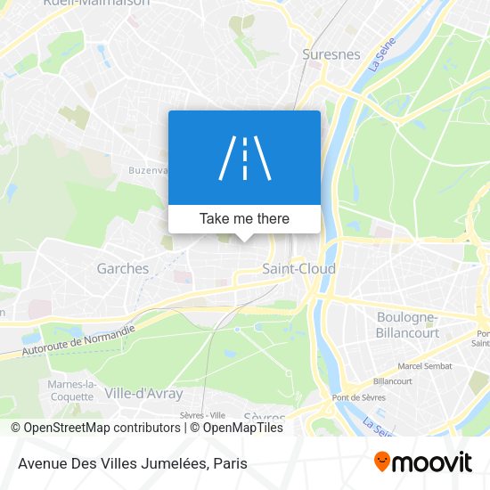 Avenue Des Villes Jumelées map