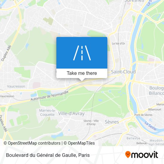 Boulevard du Général de Gaulle map