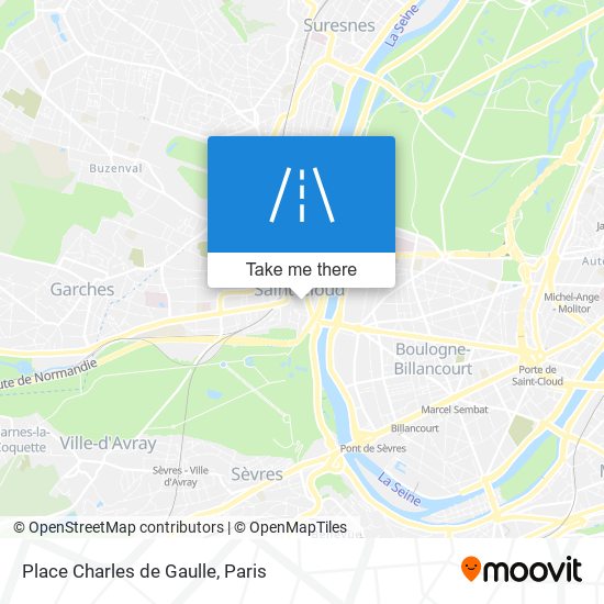 Mapa Place Charles de Gaulle